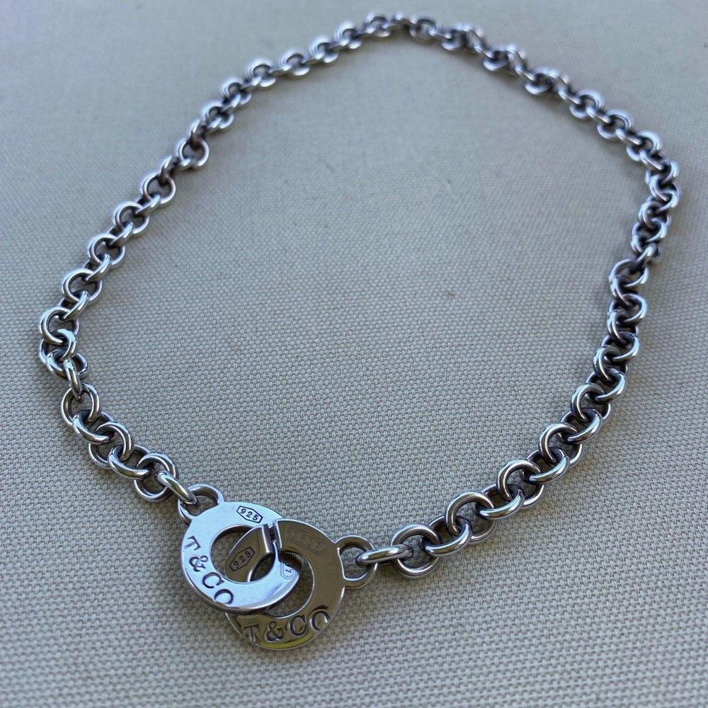 Tiffany & Co. 1837 Circle Clasp Chain Necklace